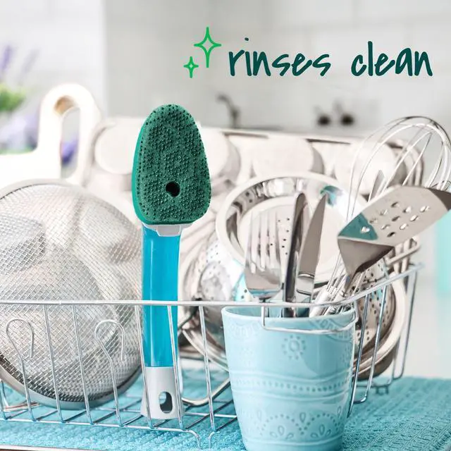 Alt view image 4 of 6 - Scotch-Brite Odor Resist Heavy Duty Soap Control Dishwand Refill Heads, Rinses Clean, 2 Pack