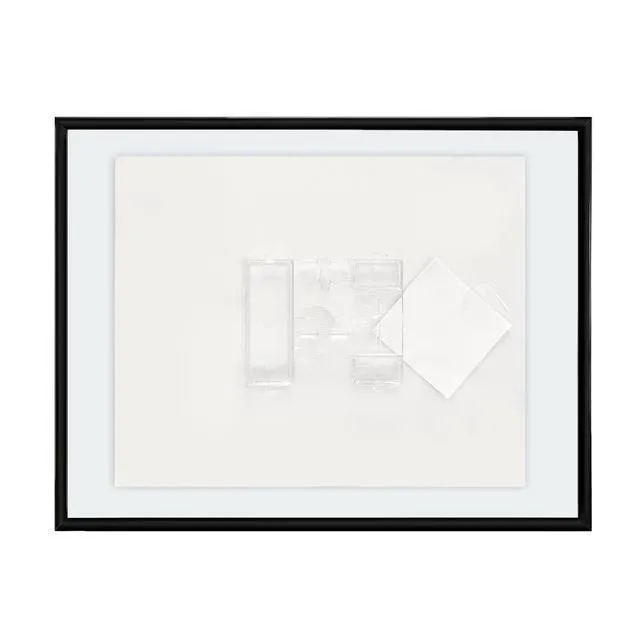 Alt view image 3 of 6 - Mainstays Format Frames 10 x 13 in Black Floating Picture Frame for 8 x 10 Photo, Wall or Tabletop