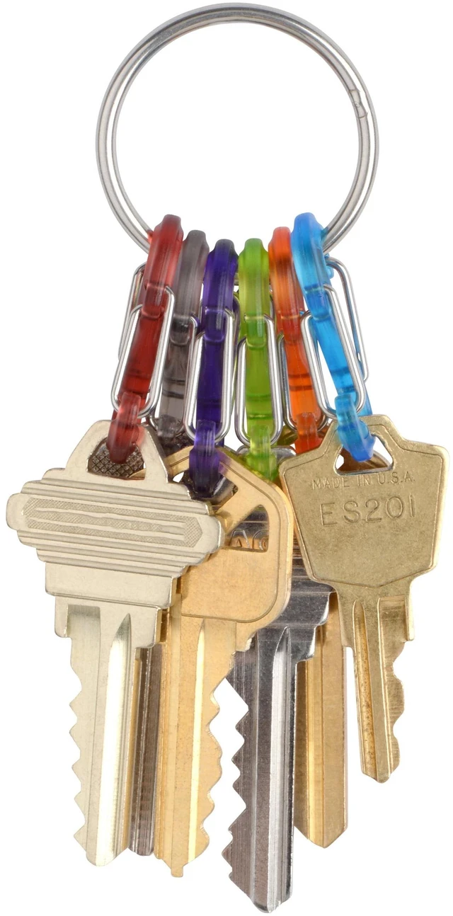 Alt view image 5 of 7 - Nite Ize KeyRing S-Biner® Carabiner - Assorted Color