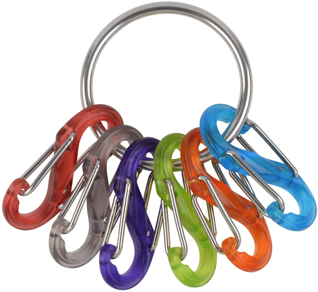 Alt view image 2 of 7 - Nite Ize KeyRing S-Biner® Carabiner - Assorted Color