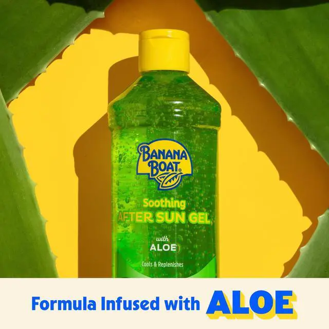 Alt view image 4 of 5 - Banana Boat Soothing after Sun Aloe Gel for Sunburn Relief, All Skin After Sun Protection, 16 fl oz