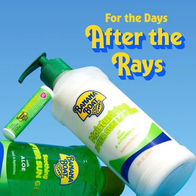 Alt view image 5 of 5 - Banana Boat Soothing after Sun Aloe Gel for Sunburn Relief, All Skin After Sun Protection, 16 fl oz