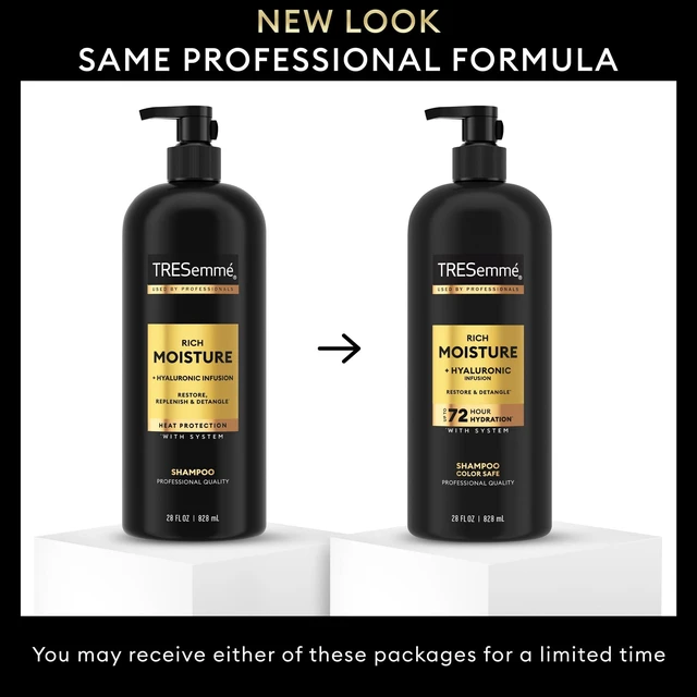 Alt view image 3 of 5 - TRESemmé Shampoo With Up To 72H Hydration for Dry Hair, with Hyaluronic Infusion Hair Care To Restore & Replenish, 28 fl oz