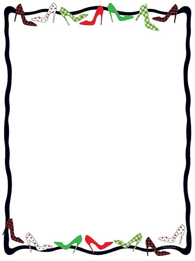 Main image of Great Papers! Dancing Heels Holiday Letterhead 8.5" x 11" 80 sheets (2018021)