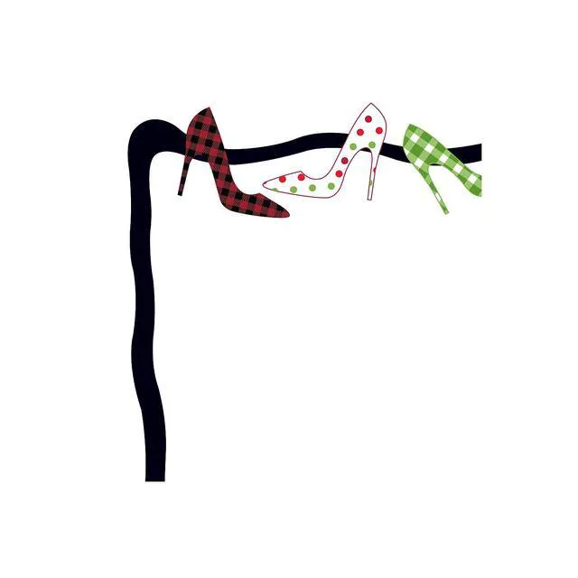Alt view image 2 of 2 - Great Papers! Dancing Heels Holiday Letterhead 8.5" x 11" 80 sheets (2018021)