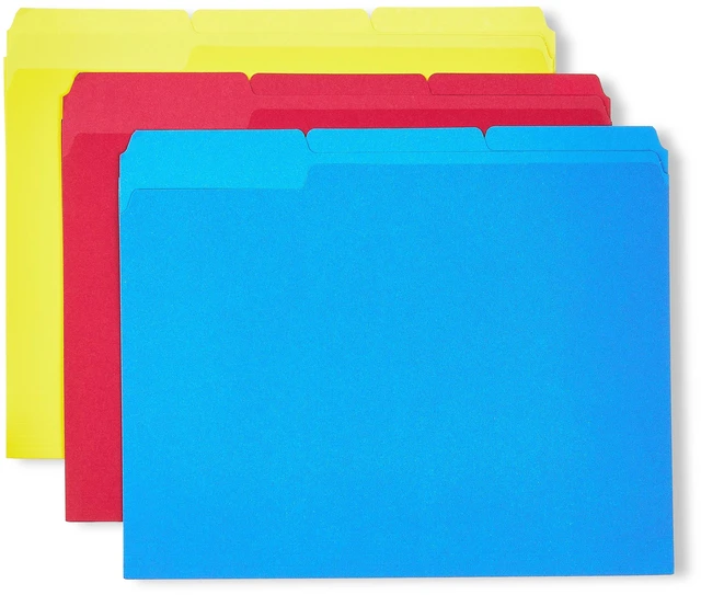 Alt view image 4 of 6 - Pen+Gear File Folders, Letter Size, Assorted Colors, 25 Count