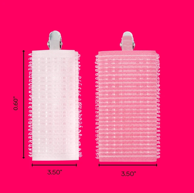 Alt view image 5 of 6 - Conair Volumizing Root Clips, Self-Grip Rollers for Instant Lift, Pink, 2 Count