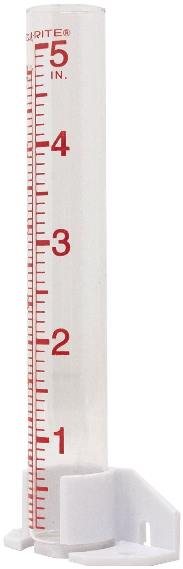 Alt view image 3 of 6 - AcuRite 5-inch Capacity Glass Rain Gauge - Clear