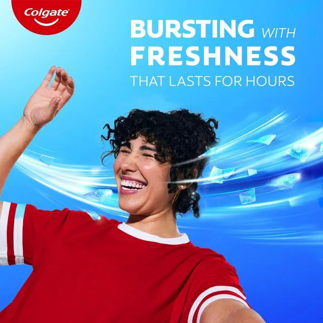 Alt view image 2 of 4 - Colgate Max Fresh with Whitening Toothpaste with Mini Breath Strips, Cool Mint Toothpaste for Bad Breath, 6.3 Oz Tube