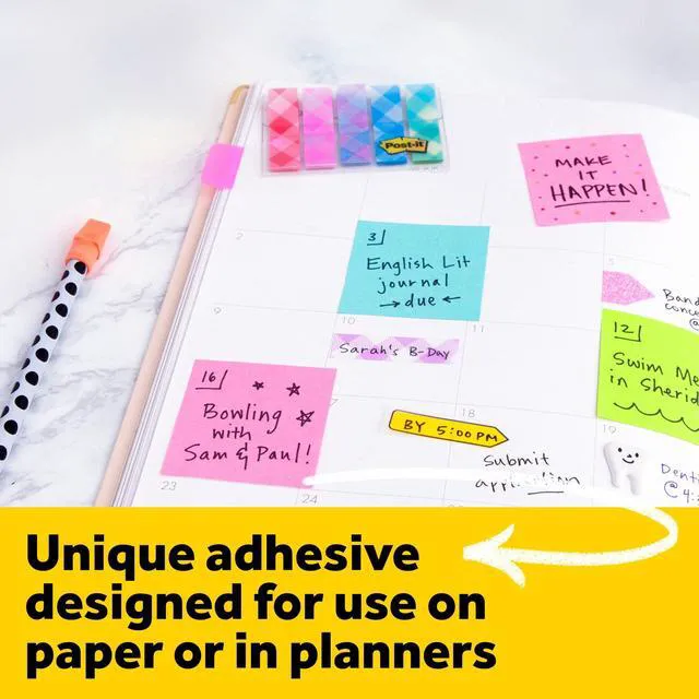 Alt view image 4 of 6 - Post-it Notes Cube, Bright Colors, 1 7/8" x 1 7/8", 1 Cube