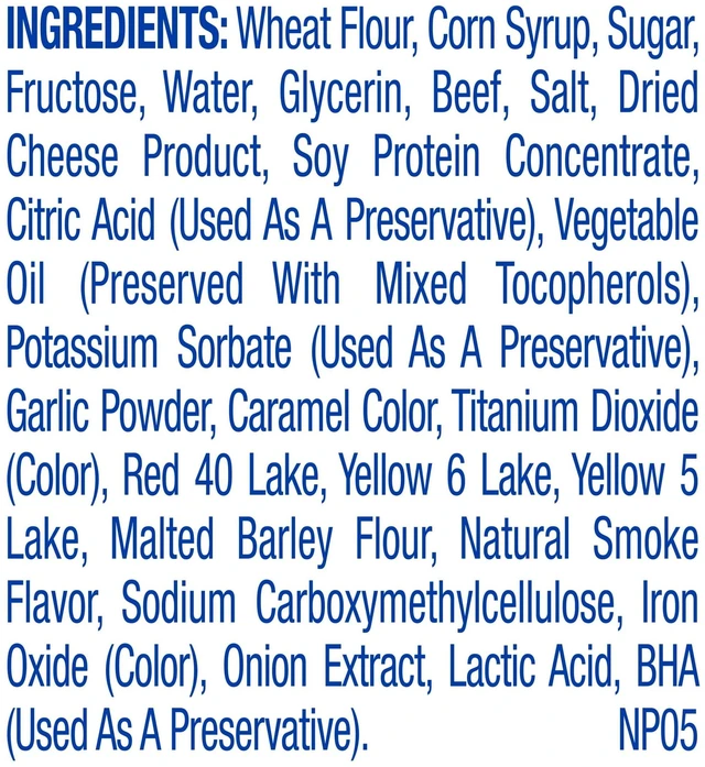 Alt view image 3 of 6 - Canine Carry Outs Snausages Snaw Somes Chewy Dog Treats, Beef & Cheese Flavor, 9.75 ozs