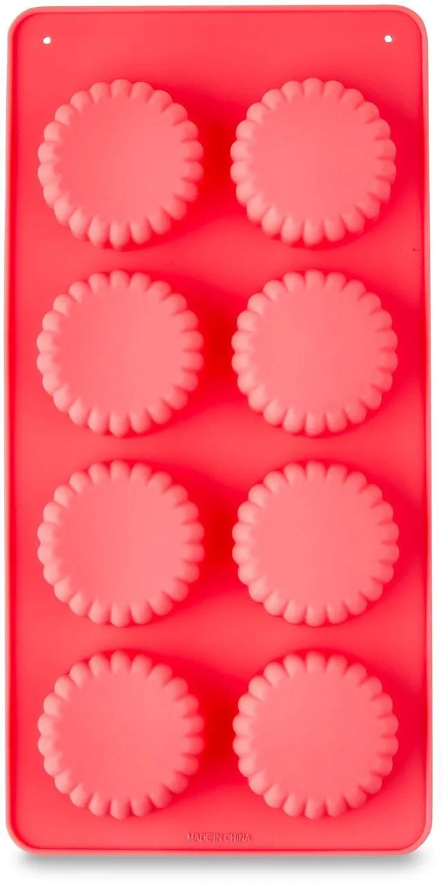 Main image of 4 x 8 IN, 8-Cavity, Daisy Shape, Silicone Candy and Baking Mold, by Way To Celebrate