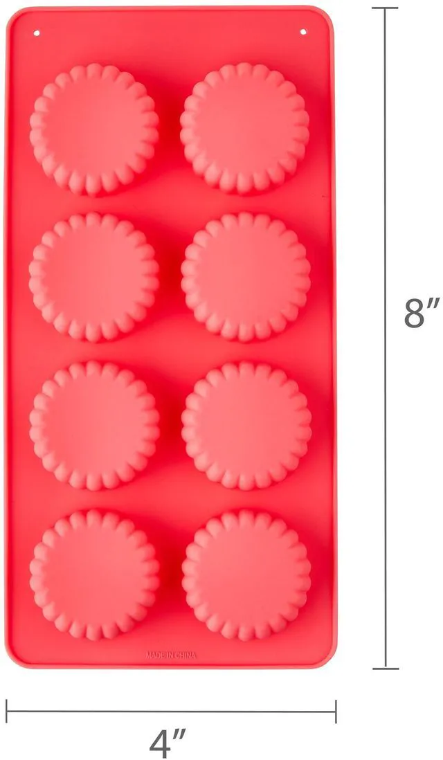 Alt view image 5 of 5 - 4 x 8 IN, 8-Cavity, Daisy Shape, Silicone Candy and Baking Mold, by Way To Celebrate
