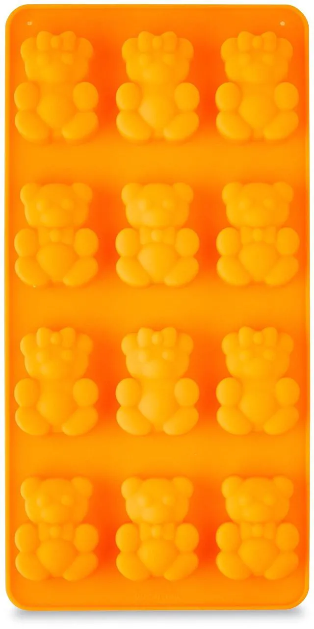 Main image of 4 x 8 IN, 12-Cavity, Bear Shape, Silicone Candy and Baking Mold, by Way To Celebrate