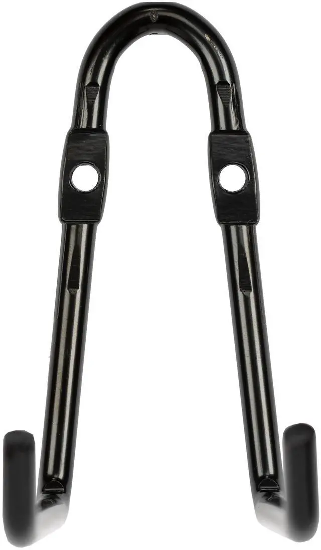 Main image of Hyper Tough Wall Mounted Steel Multi-Tool Hook, Black, 2.25 in x 4.25 in x 4 in