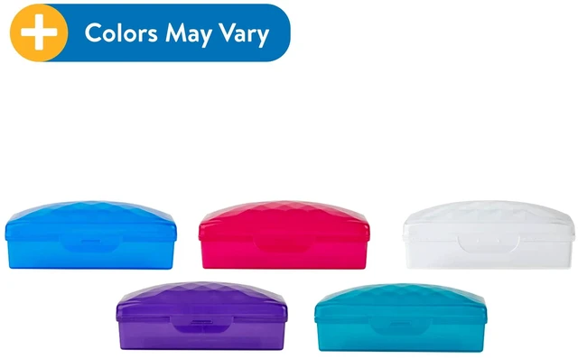 Alt view image 2 of 5 - (4 pack) Equate Plastic Stand-Alone Soap Holder Dish, Color May Vary