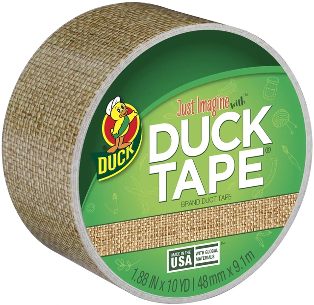 Main image of Printed Duck Tape Brand Duct Tape, 1.88 in. x 10 yd., Burlap