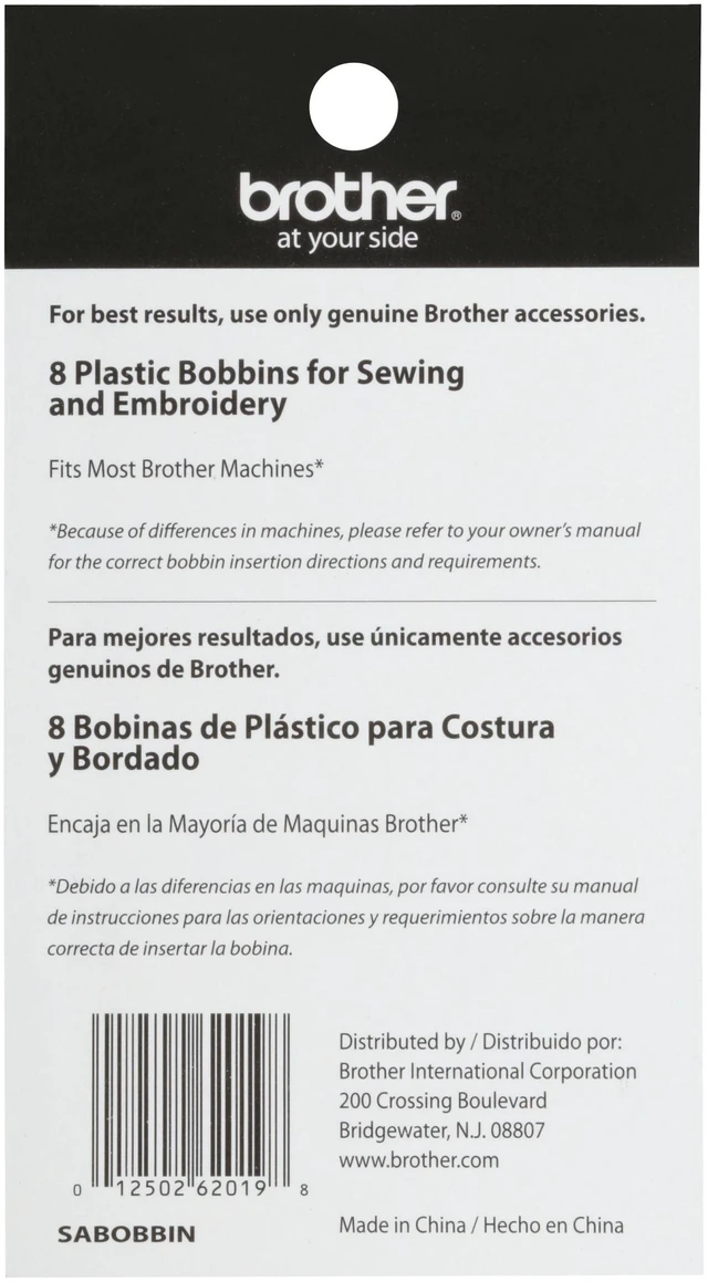 Alt view image 3 of 4 - Brother SABOBBIN Bobbin Pack, 8 Piece Fits Most Brother Sewing Machines, Clear Durable Design