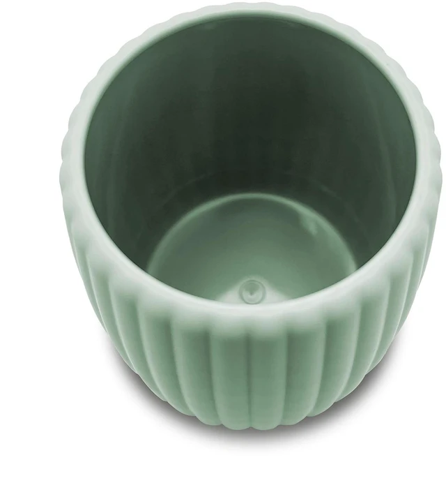 Alt view image 2 of 5 - Mainstays Rubberized Plastic Ribbed Toothbrush Holder, Green