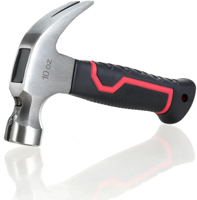 Alt view image 2 of 7 - Hyper Tough 10 oz Stubby Claw Hammer