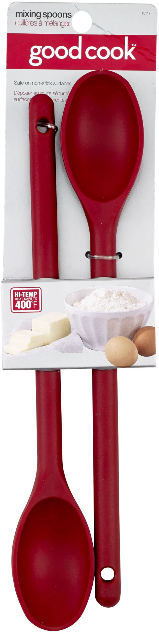 Alt view image 5 of 6 - GoodCook Hi-Temp Nylon Mixing Spoons with 2 Piece Pack