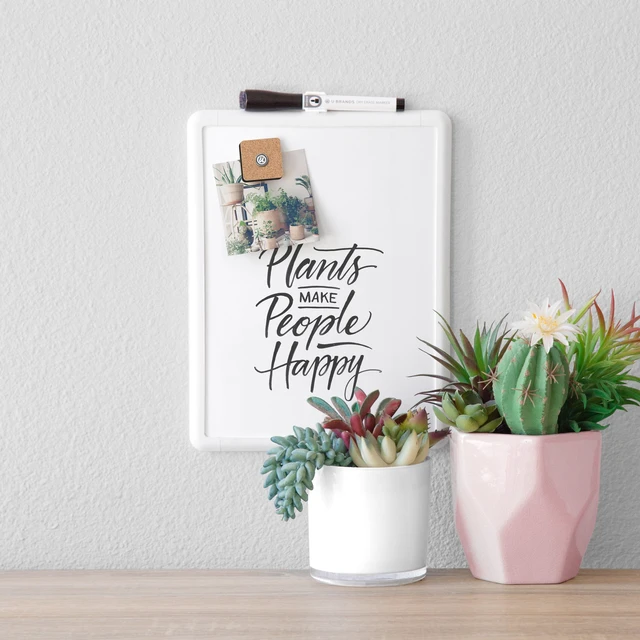 Alt view image 3 of 6 - U Brands Contempo 8.5 x 11 Magnetic Dry Erase Whiteboard with Durable White Frame