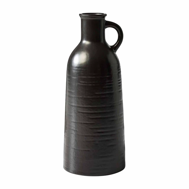 Alt view image 5 of 5 - Better Homes & Gardens Black Ceramic Jug Vase, 8 in