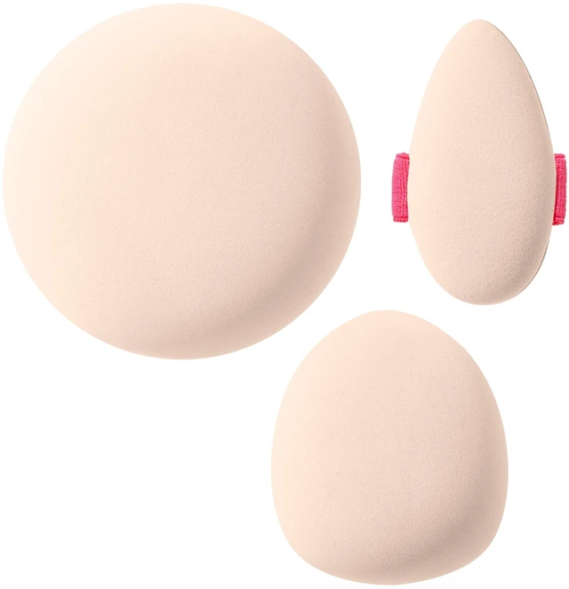 Main image of Wet n Wild Triple Feature, Streak-Free 3-piece Cushion Sponge Set