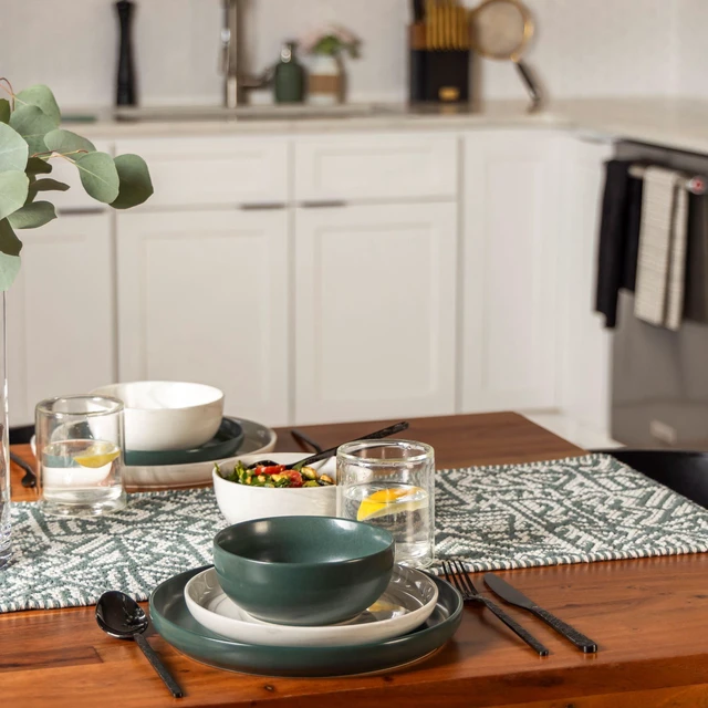 Alt view image 2 of 4 - Thyme & Table Gray Marble Ceramic Salad Plate