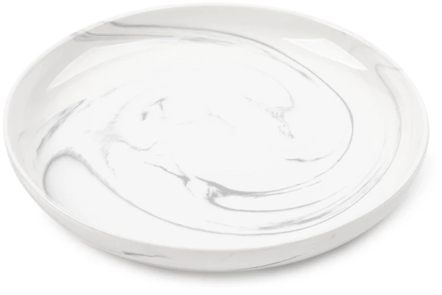Alt view image 4 of 4 - Thyme & Table Gray Marble Ceramic Salad Plate