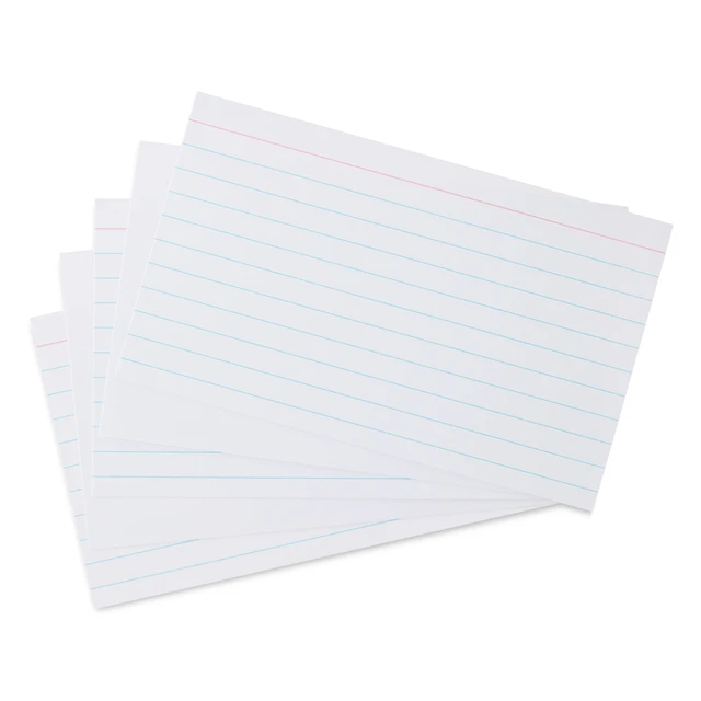 Alt view image 3 of 5 - (8 pack) Pen+Gear Ruled Index Cards, 3" x 5", White, 100 Count