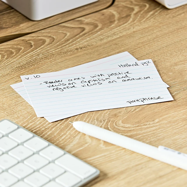 Alt view image 4 of 5 - (8 pack) Pen+Gear Ruled Index Cards, 3" x 5", White, 100 Count