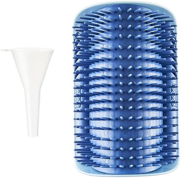 Main image of Vibrant Life Self Grooming Cat Brush, Blue