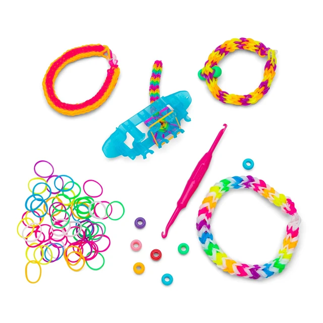 Alt view image 5 of 5 - Rainbow Loom Monster Tail Rubber Band Craft Kit, Ages 7+