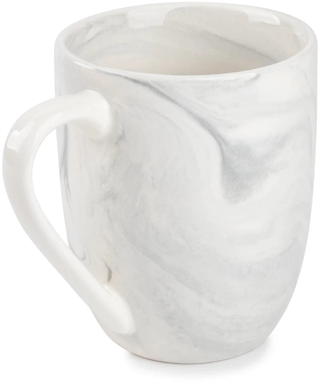Alt view image 2 of 4 - Thyme & Table Grey Marble Stoneware Mug, 15 fl oz