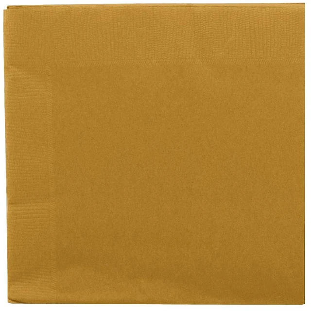 Alt view image 4 of 4 - JAM Paper Medium Lunch Napkins, 6 1/2 x 6 1/2, Gold, 40/Pack