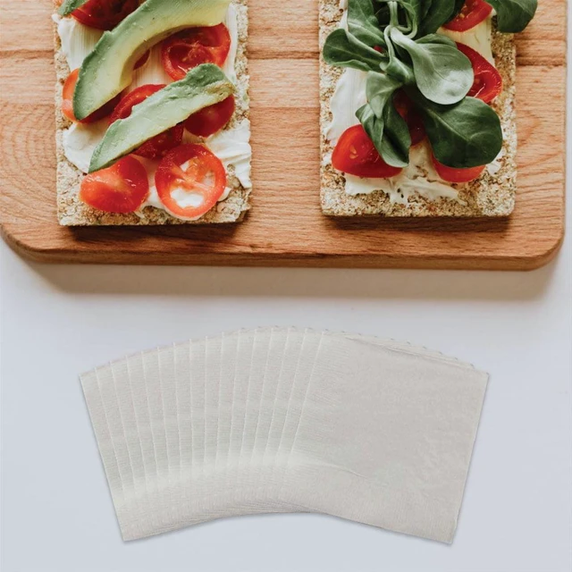 Alt view image 2 of 3 - JAM Paper Medium Lunch Napkins, 6.5x6.5, Silver, 40/Pack