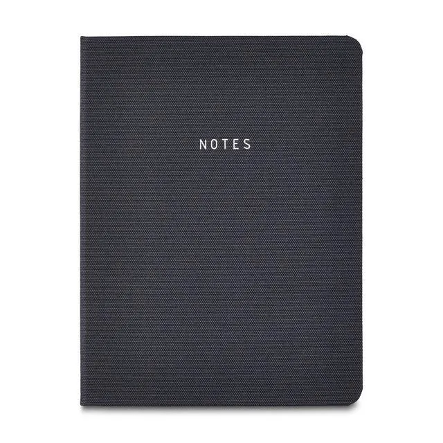 Alt view image 2 of 6 - Pen+Gear Black Fabric Cover Journal with Elastic Band, 240 Ruled Pages