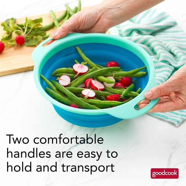 Alt view image 3 of 5 - GoodCook PRO Collapsible Colander, 2.75qt