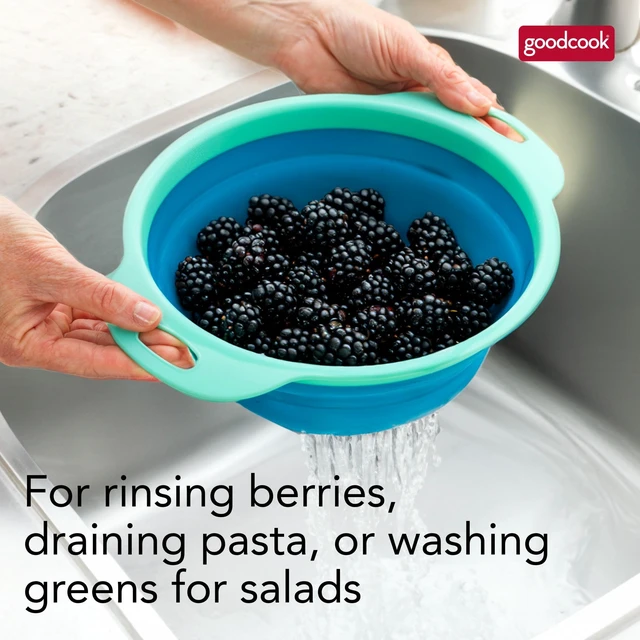 Alt view image 2 of 5 - GoodCook PRO Collapsible Colander, 2.75qt