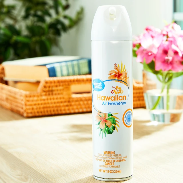 Alt view image 3 of 7 - (6 pack) Great Value Aerosol Air Freshener, Hawaiian, 8 oz