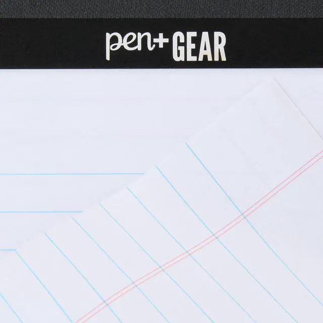 Alt view image 5 of 7 - Pen+Gear Wide Ruled Junior Legal Pads, 5" x 8", White Paper, 50 Sheets Each, 6 Pack