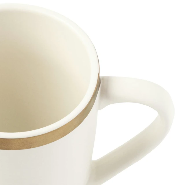 Alt view image 3 of 5 - Thyme & Table 15 fl oz Everest Cream Mug