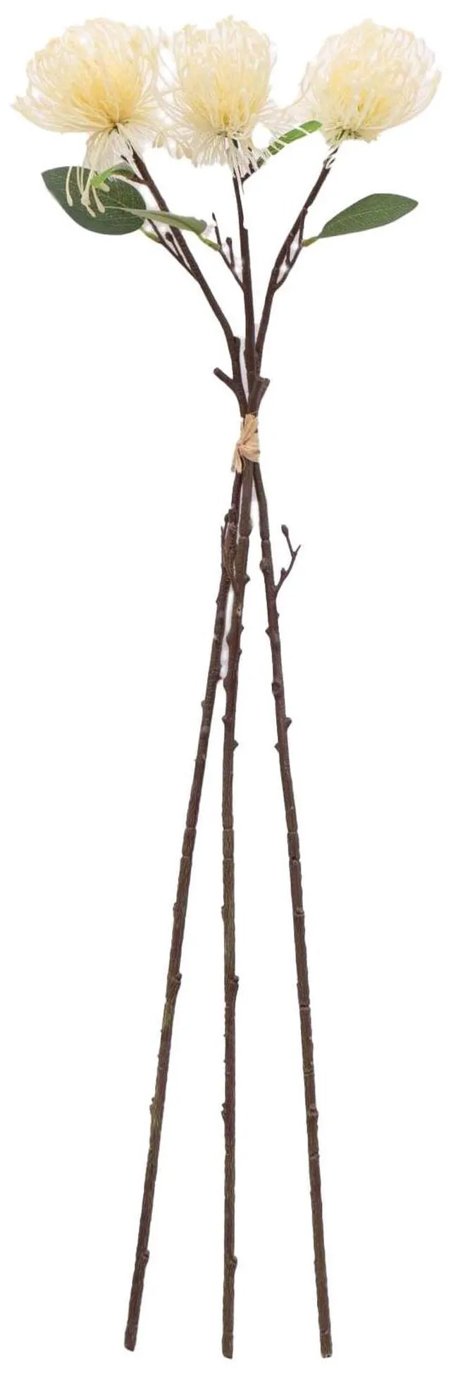 Main image of Better Homes & Gardens 29 in Artificial Mixed Dried White Floral Stem Bundle, Set of 3
