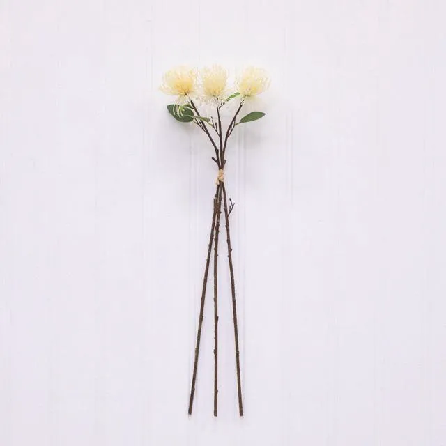 Alt view image 7 of 7 - Better Homes & Gardens 29 in Artificial Mixed Dried White Floral Stem Bundle, Set of 3