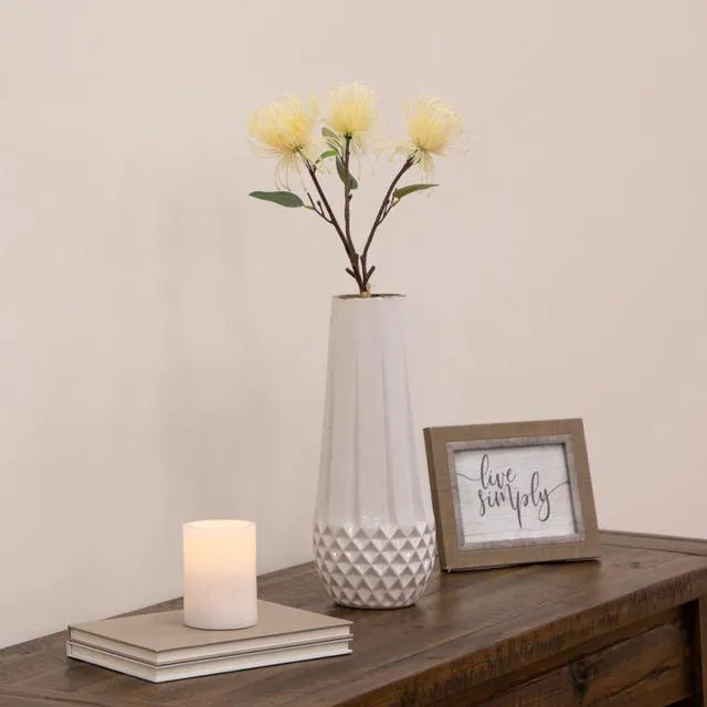 Alt view image 2 of 7 - Better Homes & Gardens 29 in Artificial Mixed Dried White Floral Stem Bundle, Set of 3