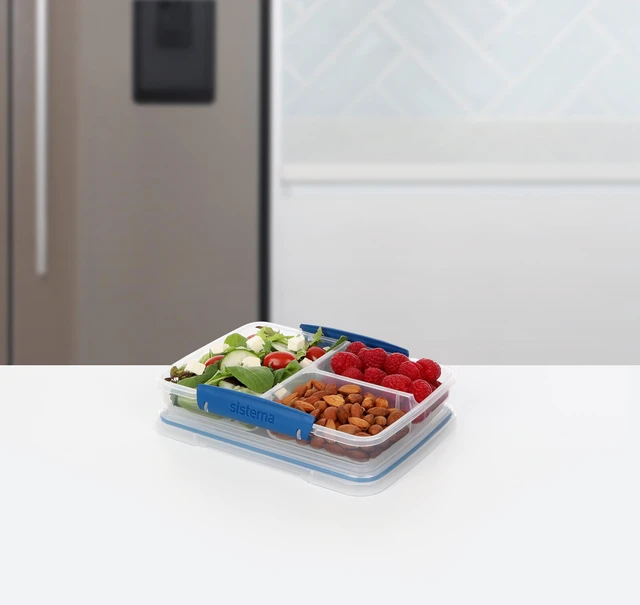 Alt view image 5 of 5 - Sistema To Go Collection 820ml/3.4 Cups Multi Split Food Storage Container