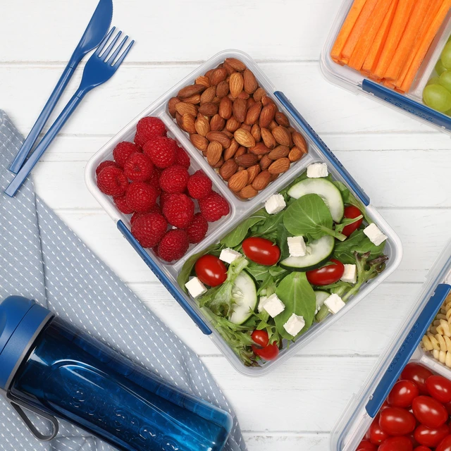 Alt view image 4 of 5 - Sistema To Go Collection 820ml/3.4 Cups Multi Split Food Storage Container
