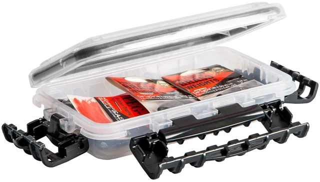 Main image of Plano Fishing 3400 Series Waterproof, Resistant to Wear & Tear Stowaway Tackle Box, Clear