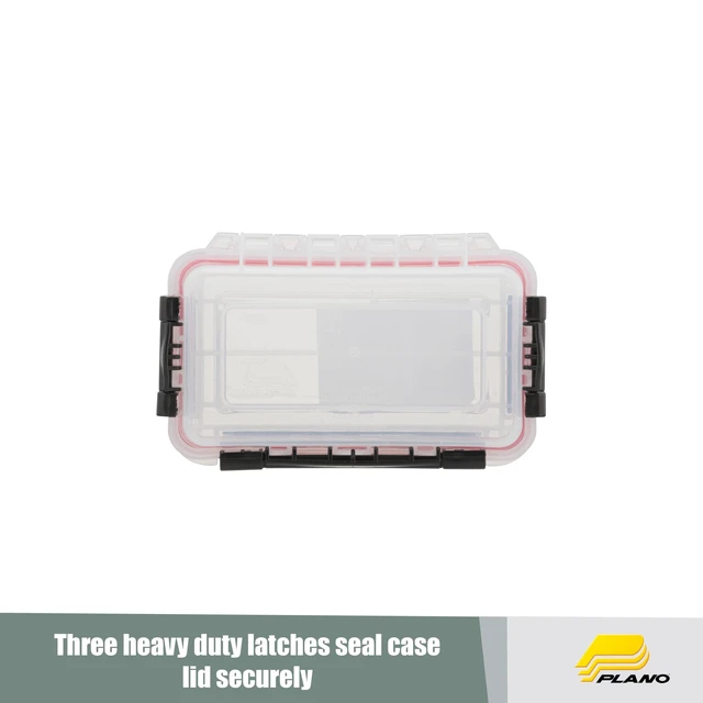 Alt view image 6 of 6 - Plano Fishing 3400 Series Waterproof, Resistant to Wear & Tear Stowaway Tackle Box, Clear